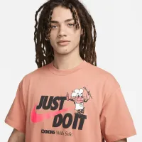 Nike Sportswear мужские Max90 футболка цвет коричневый