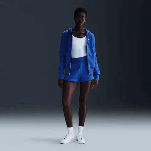 Nike Sportswear Phoenix Fleece жіноча З високою талією Loose шорти блакитний