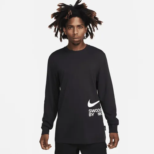 Nike Sportswear мужские Long-Sleeve футболка цвет черный