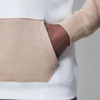 Nike Jordan MJ Brooklyn Big детские Fleece Pullover Толстовка с капюшоном цвет белый