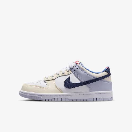 Nike Dunk Low Big дитячі Кросівки колір білий