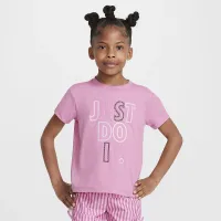 Nike Dri-FIT Femme Pop Little детские футболка and Tempo шорты набор Pink