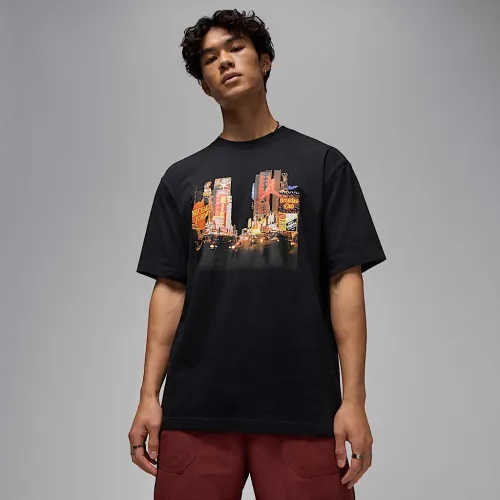 Nike Jordan мужские футболка цвет черный