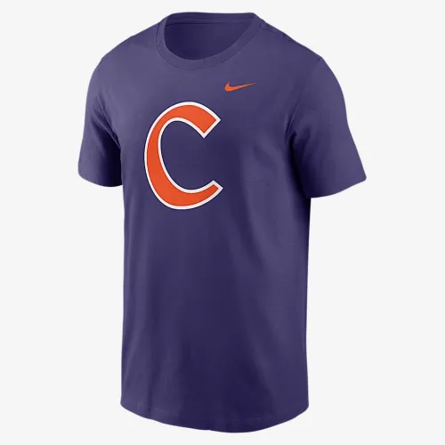 Clemson Tigers Baseball Logo мужские Nike College футболка цвет фиолетовый
