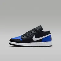 Nike Air Jordan 1 Low Big детские Кроссовки цвет черный