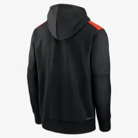San Francisco Giants Authentic Collection мужские Nike Therma MLB Pullover Толстовка с капюшоном цвет черный