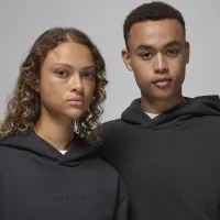 Nike Air Jordan Wordmark чоловічі Fleece Pullover Толстовка з капюшоном колір чорний