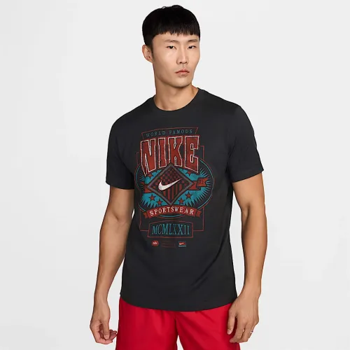 Nike Sportswear мужские Crew-Neck футболка цвет черный