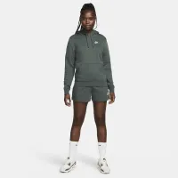 Nike Sportswear Club Fleece женская Mid-Rise шорты цвет зеленый