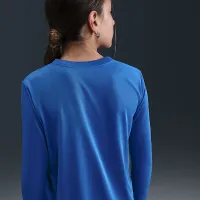 Nike Legend Big дитячі Dri-FIT Long-Sleeve футболка блакитний