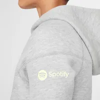 FC Barcelona Tech Fleece Big детские (для мальчиков) Nike Soccer Full-Zip Толстовка с капюшоном цвет серый