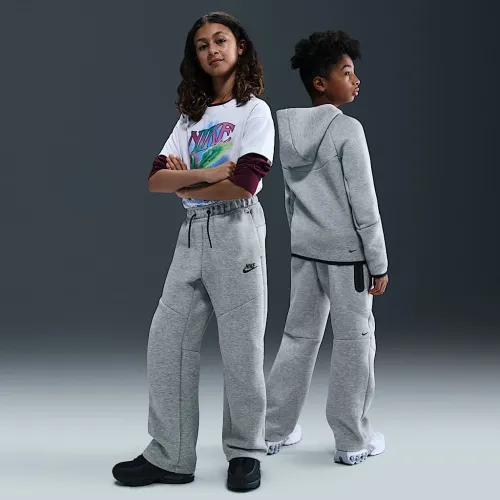 Nike Sportswear Tech Fleece Big детские (для мальчиков) Open-Hem Pants цвет серый