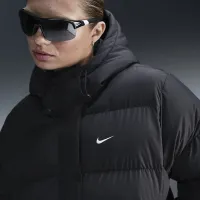 Nike Sportswear Metro Puffer женская Therma-FIT Loose Hooded Куртка цвет черный
