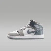 Nike Air Jordan 1 Mid SE Big дитячі Кросівки колір білий