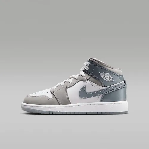 Nike Air Jordan 1 Mid SE Big дитячі Кросівки колір білий