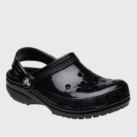 Шлёпанцы Crocs Classic High Shine Clog 209834-001 - Черные