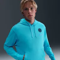 Inter Milan Club чоловічі Nike Soccer Pullover Толстовка з капюшоном блакитний