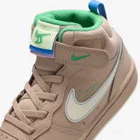 Nike Court Borough Mid 2 SE Little дитячі Кросівки колір коричневий