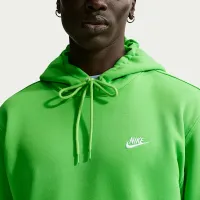 Nike Club чоловічі Pullover Fleece Толстовка з капюшоном колір зелений