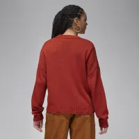 Nike Jordan жіноча Distressed Cardigan колір червоний
