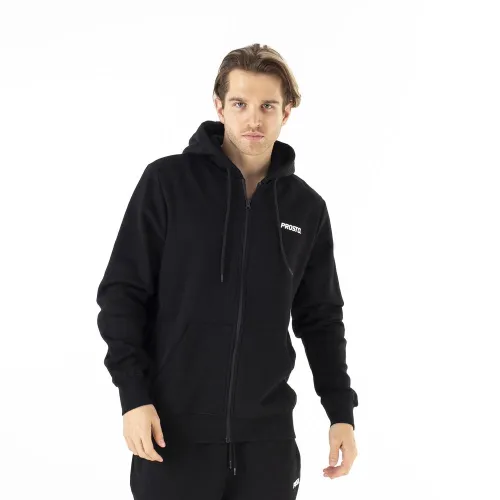 Кофта/футболка Prosto Klasyk Zip Толстовка з капюшоном Rendot KL232MSWE2133 - Чорна
