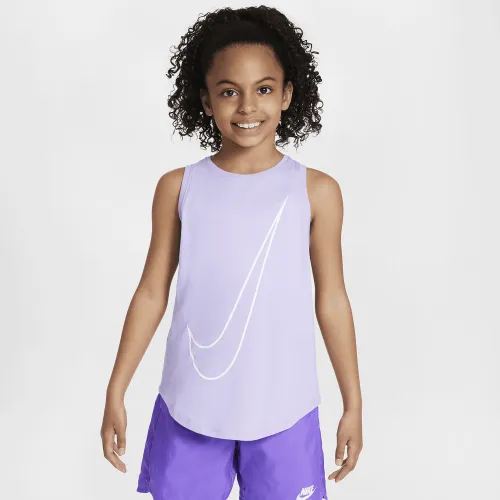 Nike Sportswear Victory Big детские (Girls') Tank Top цвет фиолетовый