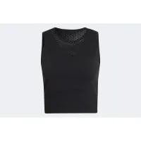 Футболка adidas Run Fast Aeroknit Running Crop Top H57772 -  Черная
