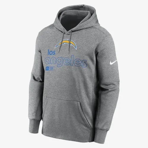 Los Angeles Chargers Men’s Nike Therma NFL Pullover Толстовка з капюшоном колір сірий