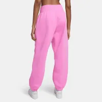 Nike Sportswear Phoenix Fleece женская С высокой Талией оверсайз Sweatpants цвет красный