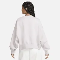 Nike Sportswear Phoenix Fleece женская Over-оверсайз Crew-Neck свитшот цвет фиолетовый