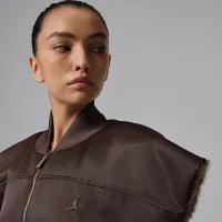 Nike Jordan Flight женская Reversible Vest цвет коричневый