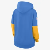 Los Angeles Chargers Sideline Essential жіноча Nike NFL Pullover Толстовка з капюшоном блакитний