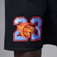 Nike Jordan Customized Air Big детские Flame шорты цвет черный