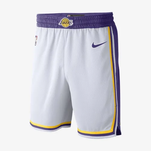Los Angeles Lakers мужские Nike NBA Swingman шорты цвет белый