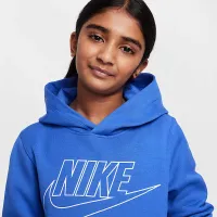 Nike Big детские Cheer Pullover Толстовка с капюшоном синий