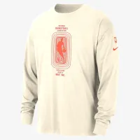 Team 31 чоловічі Nike NBA Max90 Long-Sleeve футболка колір коричневий