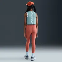 Nike Pro Girls' Dri-FIT тренувальні Tank Top колір зелений
