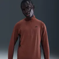 Nike Trail чоловічі Dri-FIT 1/2-Zip Mid Layer Top колір коричневий