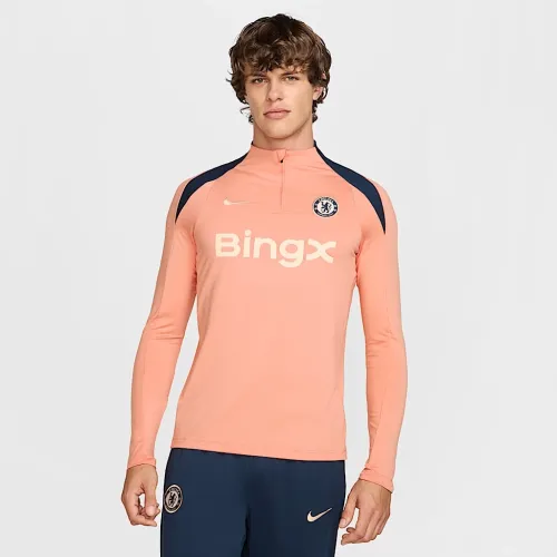Chelsea FC Strike Special Edition мужские Nike Dri-FIT Soccer Drill Top Orange