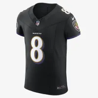 Lamar Jackson Baltimore Ravens чоловічі Nike Dri-FIT NFL Elite Football Jersey колір чорний
