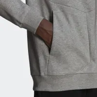 Кофта/футболка adidas Essentials 4 Gameday Full-Zip Толстовка з капюшоном HE1806 - Сіра