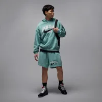 Nike Jordan MVP мужские French Terry шорты цвет зеленый