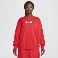 Nike Sportswear Breaking жіноча Loose French Terry Top колір червоний