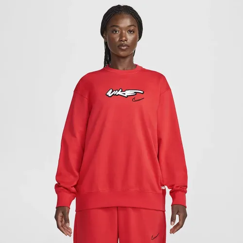 Nike Sportswear Breaking жіноча Loose French Terry Top колір червоний