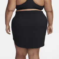 Nike One женская Dri-FIT Ultra С высокой Талией Skort (большие размеры) цвет черный
