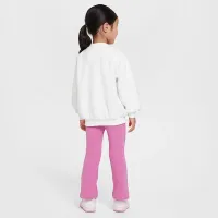 Nike Swoosh Spirit Little детские Crew and лосины набор Pink