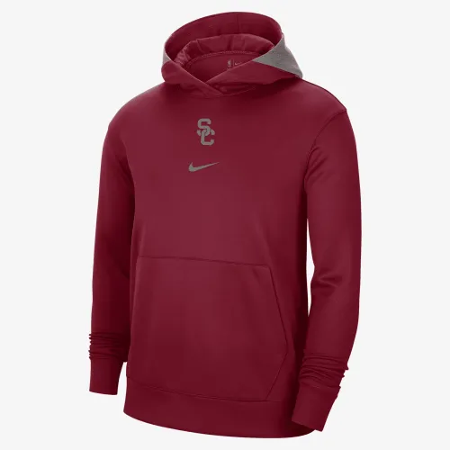 Nike College Dri-FIT Spotlight (USC) чоловічі Толстовка з капюшоном колір червоний