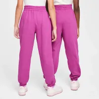 Nike Sportswear Club Fleece Big детские Loose Pants цвет фиолетовый