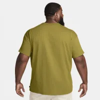 Nike Sportswear Premium Essentials мужские футболка цвет зеленый