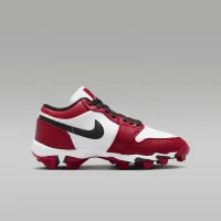 Nike Jordan 1 Low Little/Big детские Cleats цвет белый